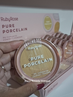 Pó Compacto Pure Porcelain - Linha Rosa - Ruby Rose - loja online