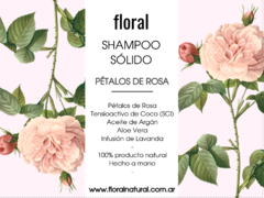 Shampoo de pétalos de Rosa 100% natural - comprar online