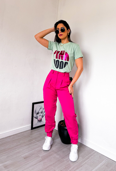 Tshirt algodão Pink Mood - loja online