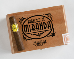 Francisco de Miranda - Amarillo Gran Robusto x 25 u. - Fortaleza Media - Cepo 60 - Tiempo de Fumada 60 min. - comprar online