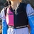 Chaleco Skin vest black/White black/pink - comprar online