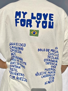 T SHIRT MY LOVE FOR YOU na internet