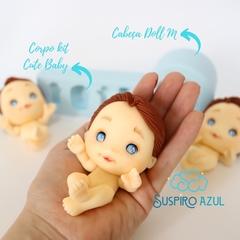 Kit baby • Cabeça Cute marcada M (4cm) + corpo Cute (6cm) na internet