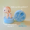 KIT • Molde cabeça modeladinha P + Molde corpo bebê engatinha P - comprar online