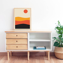 SET DUO ABSTRACT SUNSET - comprar online
