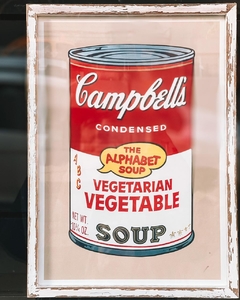 Imagen de COMBO LATAS CAMPBELLS MARCO BLANCO VINTAGE