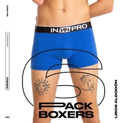 PACK 6 BOXERS ALGODON