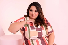 VESTIDO PLUS SIZE TELMA - Morena Café Plus Size