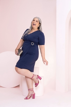 VESTIDO PLUS SIZE GARDÊNIA