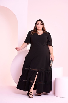 VESTIDO PLUS SIZE EDILAIR - loja online