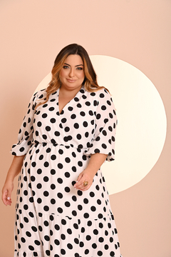 VESTIDO PLUS SIZE ANADIR - Morena Café Plus Size