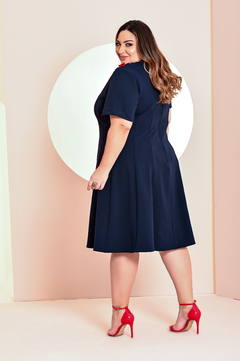 VESTIDO PLUS SIZE LAURIANE - Morena Café Plus Size