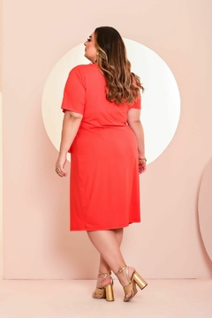 VESTIDO PLUS SIZE AILA - Morena Café Plus Size