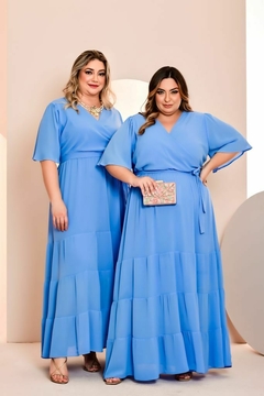 VESTIDO PLUS SIZE DILZA - Morena Café Plus Size