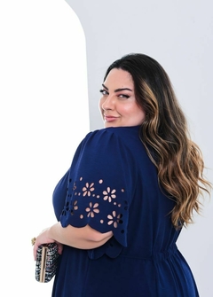 VESTIDO PLUS SIZE NAIDE - Morena Café Plus Size