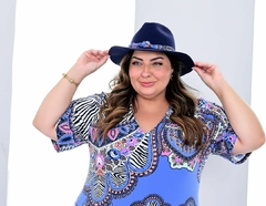 VESTIDO PLUS SIZE DIRLENE - Morena Café Plus Size