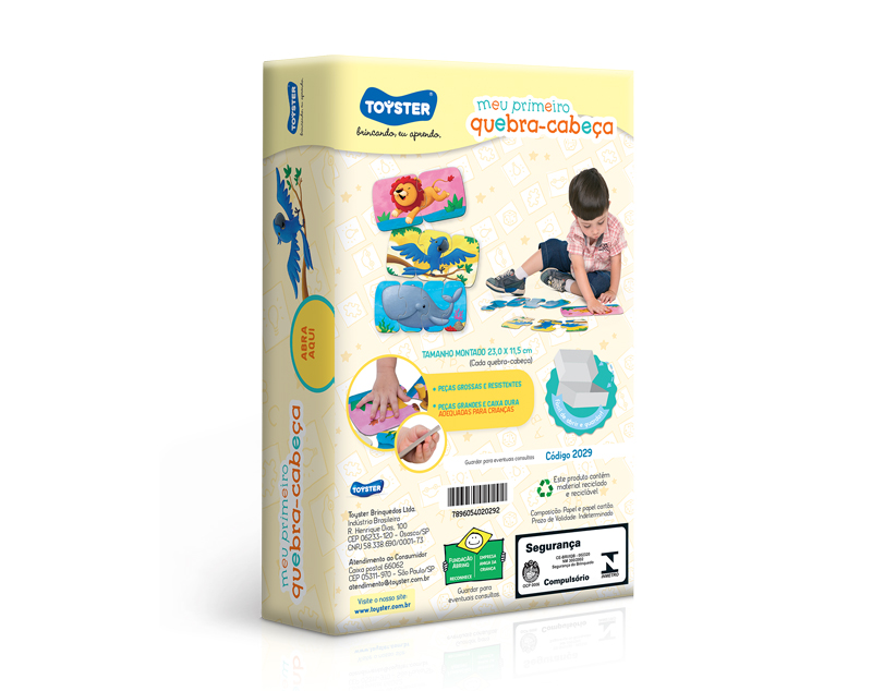 Quebra cabeca Baleia - JottPlay - Compre brinquedos educativos online