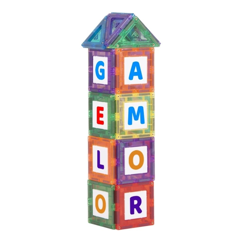 Blocos de Montar Jogo Magnético 40 Peças Magforma Brinquedo