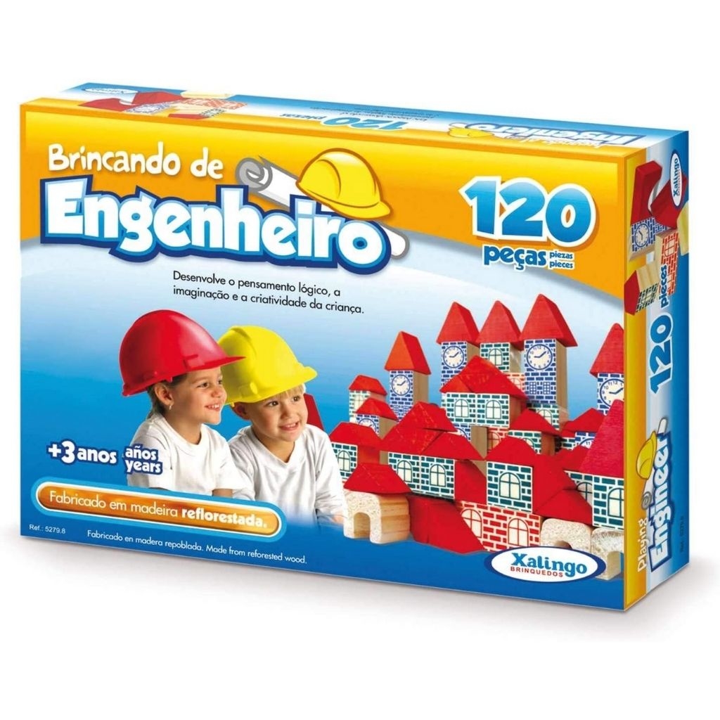 Brinquedo Educativo De Montar 120 Peças - Dismat