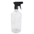 Frasco Borrifador Pulverizador 500ml Spray Gatilho Preto