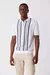 Stripe Knit Polo PENGUIN