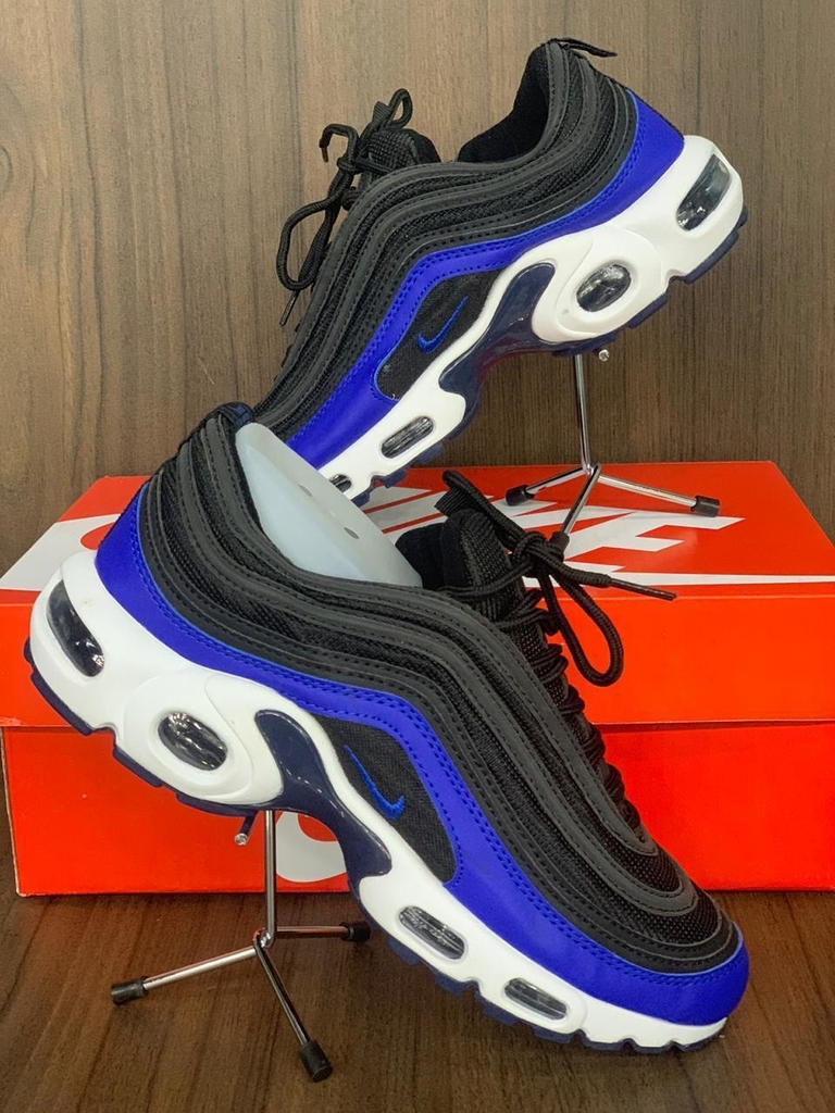 AIR MAX PLUS 97 - PRETO E AZUL