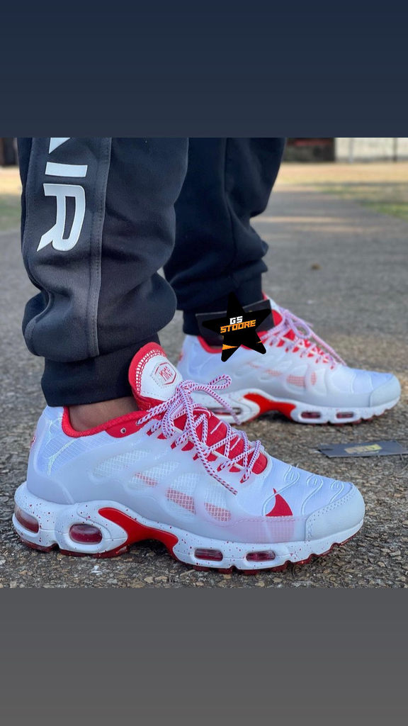 Air max branco e vermelho 2025