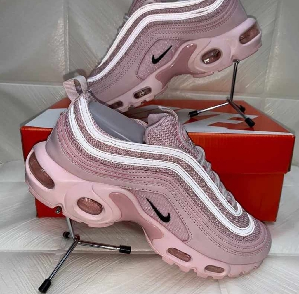 Air max 97 rosa e branco cheap