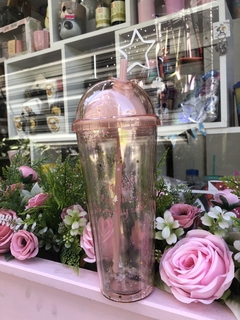 Vaso acrílico rosa XL