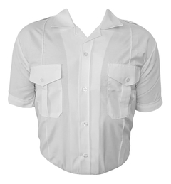 CAMISA BLANCA MANGA CORTA MUJER