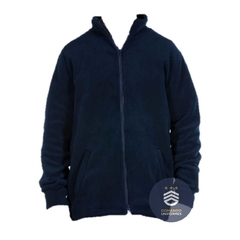 CAMPERA POLAR AZUL CUELLO ALTO UNISEX