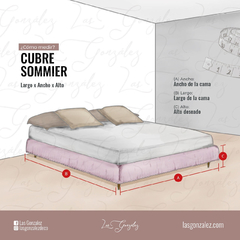 Cubre sommier Paloma - comprar online