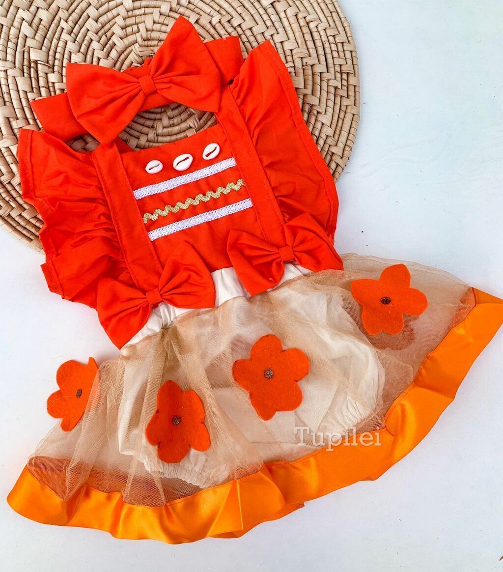 Romper Vestido Temático - Moana