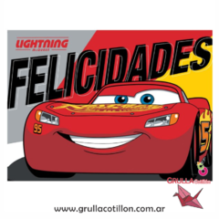 AFICHE FELICIDADES CARS