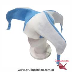 GORRO ARLEQUIN ARGENTINA 3 PUNTAS - PAÑO