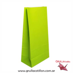 BOLSITA PAPEL VERDE MANZANA x10