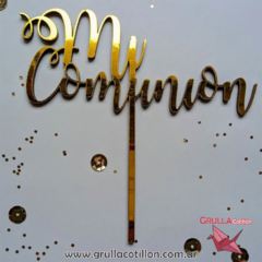 CAKE TOPPER MI COMUNION