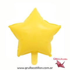 GLOBO ESTRELLA PASTEL 18" (Elegir color) - Grulla Mayorista