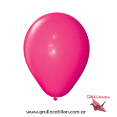 GLOBO PERLADO FUCSIA 12" x10