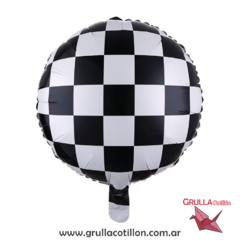 GLOBO A CUADROS CARRERA 45 cm