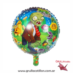 GLOBO PLANTA VS ZOMBIES 18"