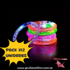 PACK PULSERA LED ACRILICO x12 - comprar online