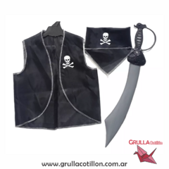 SET DISFRAZ HALLOWEEN - PIRATA