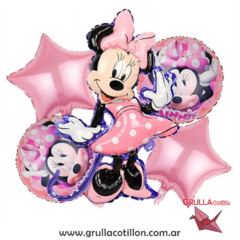 SET 5 GLOBOS MINNIE (Modelo surtido)