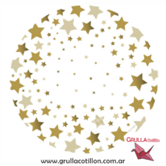 PLATO DE SITIO ESTRELLAS DORADAS x24