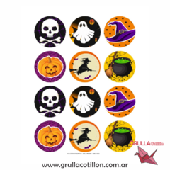 STICKER HALLOWEEN x12