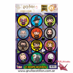 STICKER HARRY POTTER OFICIAL x24