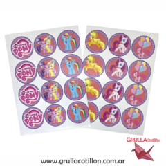 STICKERS MY LITTLE PONY x24