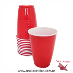 VASO AMERICANO ROJO x10