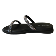 Sandalias Beira Rio Art. 26530 Negro Glitter 35-40 - comprar online